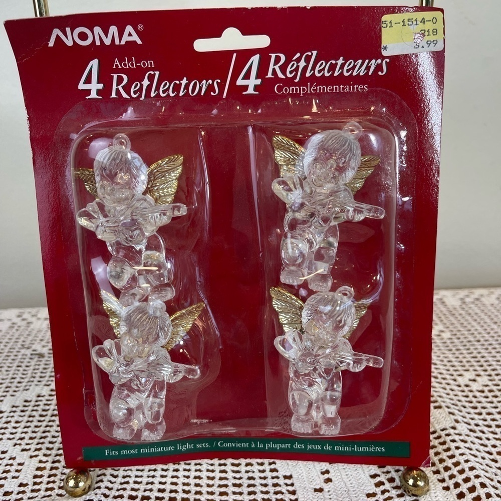 Vintage NOMA Christmas light deflectors || Angel add on deflectors || Xmas tree